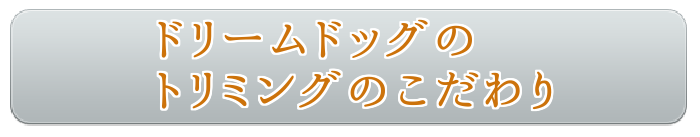 ドリームドッグのトリミングのこだわり